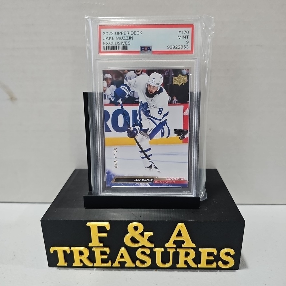 2022-23 Upper Deck Series 1 - Jake Muzzin #170 UD Exclusives 48/100 PSA 9